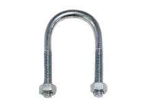 200MM  NOMINAL BORE BZP 'U' BOLT STANDARD - M16 200MM  NOMINAL BORE BZP 'U' BOLT STANDARD - M16