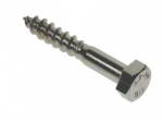 M8 X 80 A2 HEXAGON HEAD COACH SCREW