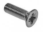 M6 X 20 A2 POZI COUNTERSUNK HEAD MACHINE SCREW DIN965
