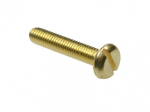 M4 X 40 BRASS SLOT PAN HEAD MACHINE SCREW