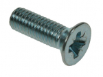 M4 X 10 BZP POZI COUNTERSUNK HEAD MACHINE SCREW DIN965