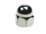 M4 BZP HEXAGON DOME NUT