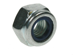 M10  BZP HEXAGON NYLOC NUT 'P' (THICK TYPE) DIN982