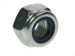 M12 BZP HEXAGON NYLOC NUT 'T' (THIN TYPE) DIN985