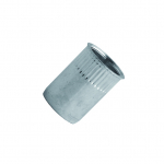 M8 X 15.5 ALUM REDUCED HEAD OPEN ROUND KNURLED RIVNUT