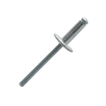 4.8 X 12  ALUMINIUM LARGE FLANGE BLIND RIVET 14MM