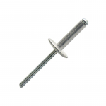 4.8 X 26 ALUMINIUM LARGE FLANGE BLIND RIVET 16MM