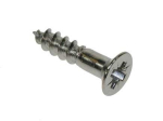4.0 X 25   A2 POZI COUNTERSUNK HEAD WOODSCREW (8X1IN)
