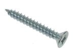 8X1.1/2   BZP POZI COUNTERSUNK TWINTHREAD WOODSCREW